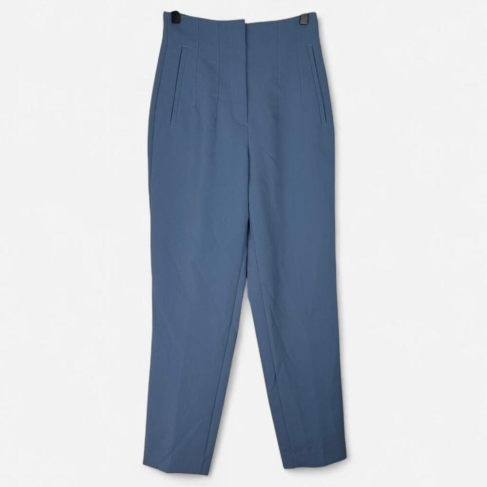 Zara high waisted blue tailored trousers - Picture 2 of 5